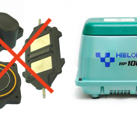 HIBLOW HP-100 (БЕЗ РЕМКОПЛЕКТА И МАГНИТА)