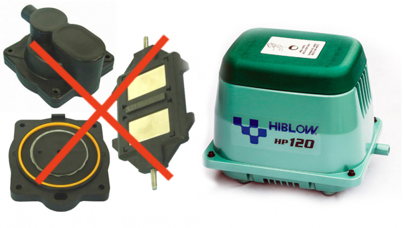HIBLOW HP-120 (БЕЗ РЕМКОПЛЕКТА И МАГНИТА)